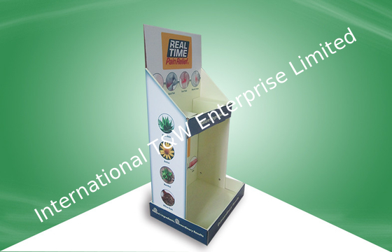 ซื้อ Two Shelf cardboard counter display stands , pos counter display To Selling Madicine online manufacture