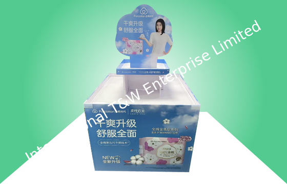 ซื้อ จอแสดงผลพาเลทกระดาษแข็งแบบกลมทั้งหมดรีไซเคิลได้เพื่อส่งเสริมแผ่นอนามัย online manufacture