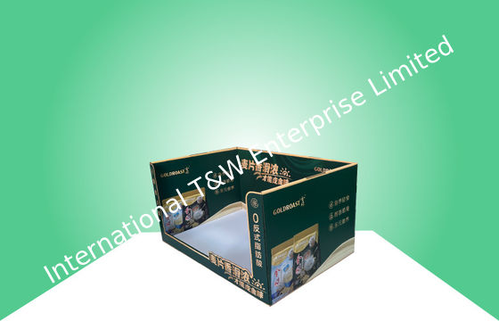 ซื้อ ถาดกระดาษแข็ง PDQ ของ Walmart สำหรับขายข้าวโพด / อาหารพร้อมการออกแบบซ้อนกัน online manufacture