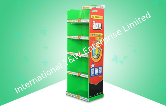 ซื้อ ขาตั้งจอแสดงผลกระดาษแข็งแบบกำหนดเอง CMKY Offset Printing สำหรับผลิตภัณฑ์อาหารเย็น online manufacture
