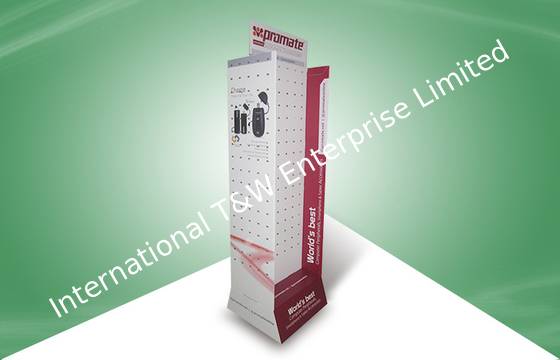 ซื้อ Stable Cardboard Stands ยืนแสดงกับ Hooks สำหรับ USB และหูฟัง online manufacture