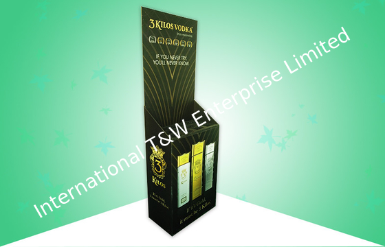 ซื้อ จอแสดงผลด้านกระดาษแข็งแบบดัมพ์ถังขยะพร้อมตัวแทรกขนขนมุกสีดำ online manufacture