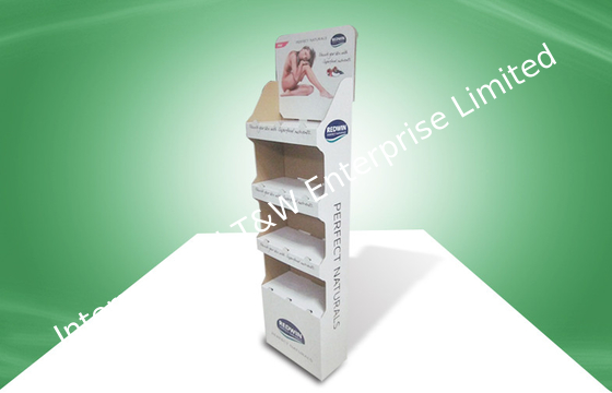ซื้อ POS Cardboard แสดงสินค้าขายปลีกสำหรับผลิตภัณฑ์ดูแลผิวด้วยการออกแบบ Easy-Assembly online manufacture