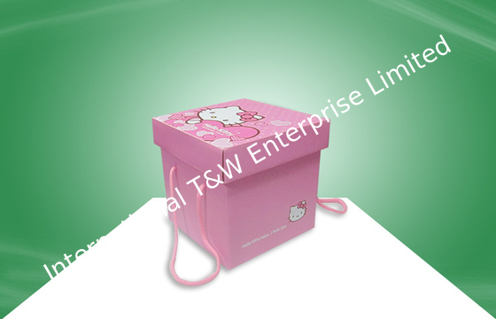 ราคาดี Decorative Pink Hellokitty Paper Gift Box With Handle For Packing Snacks ออนไลน์