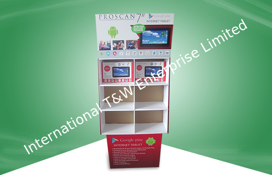 ราคาดี 6 Cell portable display stands , cardboard display shelves Promote Ipad / Electronic Products ออนไลน์