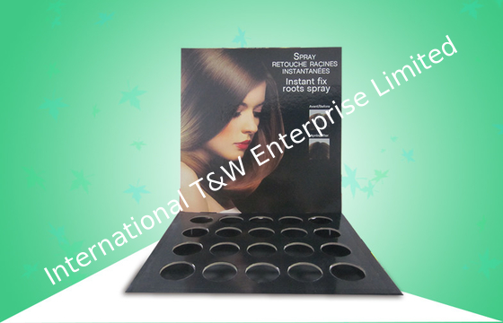 ราคาดี Glossy CMKY Printing Cardboard Countertop Displays For Displaying Haircare Products ออนไลน์