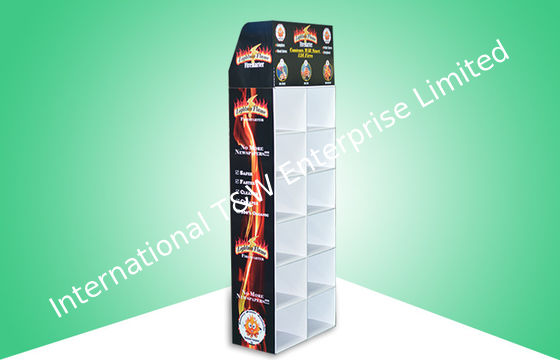 ราคาดี 12 Cell Corrugated Cardboard Display Stands For Firestarter , Cardboard Floor Displays ออนไลน์