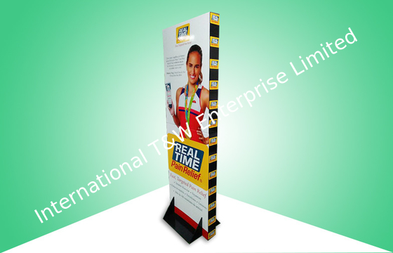 ราคาดี Easy Assembly Free Standing Custom Cardboard Displays , Corrugated Floor Display ออนไลน์