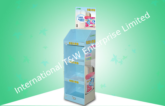 ราคาดี 100% Eco Friendly Corrugate Cardboard Display Stands Promoting Insect Resistant Hygroscopic Package ออนไลน์
