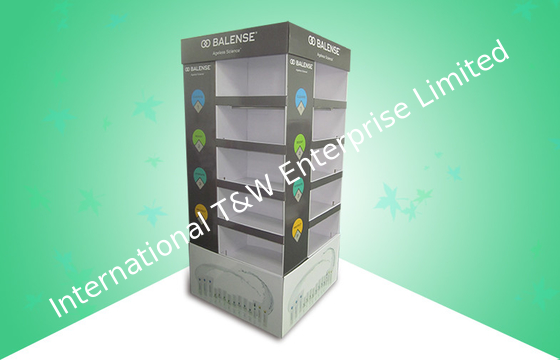 จอแสดงผลพาเลทกระดาษแข็ง Walmart สำหรับการโปรโมตสินค้าอิเล็กทรอนิกส์หลายรายการด้วยกัน