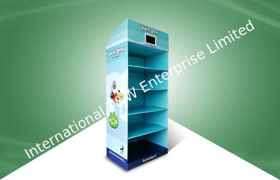 ราคาดี Five Shelf Pop Cardboard แสดงของเล่น Angry Birds Fixed Fixed With Tv Player ออนไลน์