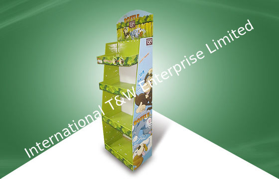 ราคาดี ชั้นวางของสี่ชั้นวางกระดาษแข็ง, สินค้าขายปลีกแสดงบัตรของขวัญของเล่น Plush ออนไลน์