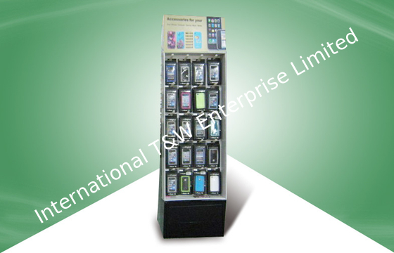 ราคาดี Shop Cardboard Product Floor Display Stands With Hook For Ipone / Ipad ออนไลน์