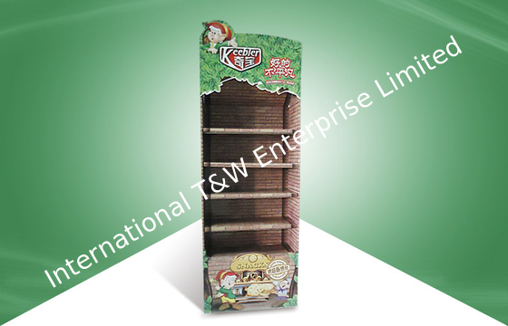 ราคาดี Five Shelf Pos Cardboard Displays , Logo Cardboard Shop Display For Snacks ออนไลน์