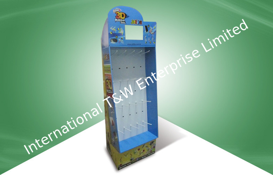 ราคาดี Free Standing Uv Or Pp Laminated Hook Display Rack Fixed With Tv Screen ออนไลน์