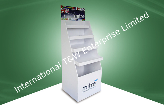 ราคาดี 5 Shelf Cardboard Display Stands , Free Standing Cardboard Displays For Mixture Products ออนไลน์