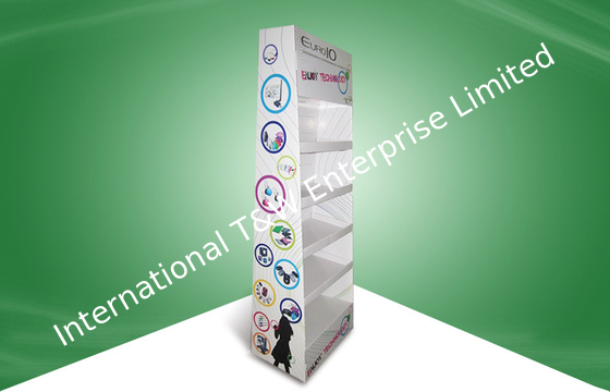 ราคาดี Five Shelf Cardboard Display Stands Cardboard Floor Display for Electronic Products ออนไลน์
