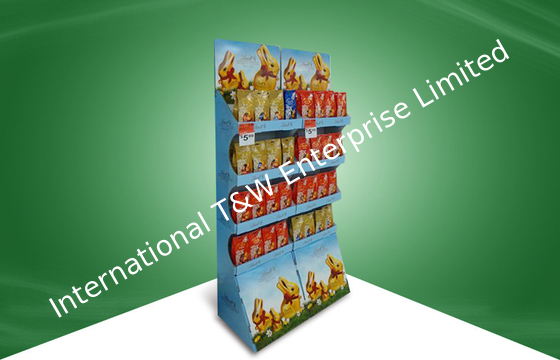 ราคาดี Advertising Stack Up Pop Cardboard Display , Custom Cardboard Floor Displays For Chocolate ออนไลน์