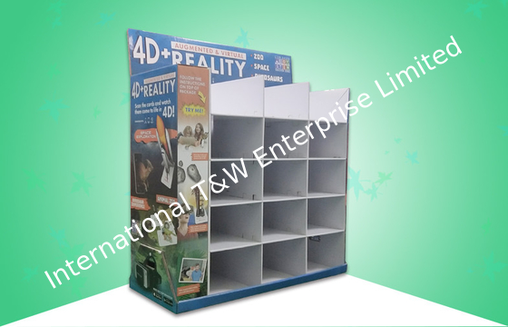 ราคาดี 15 เซลล์ Wal - Mart 1/2 กล่องกระดาษแข็งแสดงพื้นที่ขนาดใหญ่พร้อมด้วยชั้นวางของก่อนการบรรจุ 5 ชั้น ออนไลน์