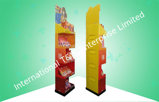 ราคาดี จอแสดงผลกระดาษแข็ง 5 ชั้นแข็งแรงแทนโครงสร้างที่เป็นเอกลักษณ์สำหรับการขายยา ออนไลน์