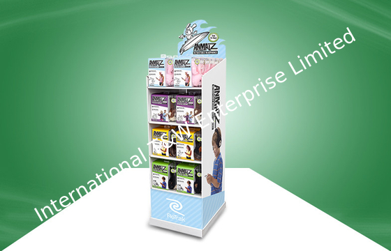 ราคาดี Beautiful Four-shelf POS Cardboard Displays Glossy Lamination for Electronic Products ออนไลน์