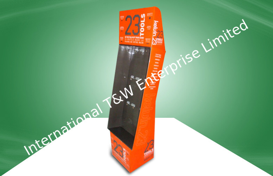 ราคาดี Heavy Duty Cardboard Free Standing Display Units , Stable Carton Display Stands For Tools ออนไลน์