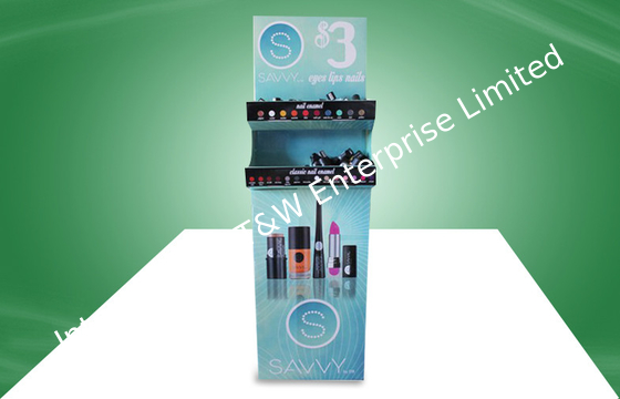 ราคาดี Two Tier Double Face Show Food Display Stands 4 Colors Offset Printing ออนไลน์