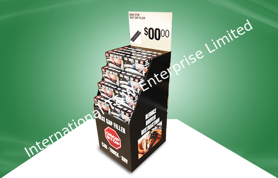 ราคาดี Seat Gap Filler Black Corrugated Cardboard Bins 4 Colors Offset Printing For Retail Store ออนไลน์