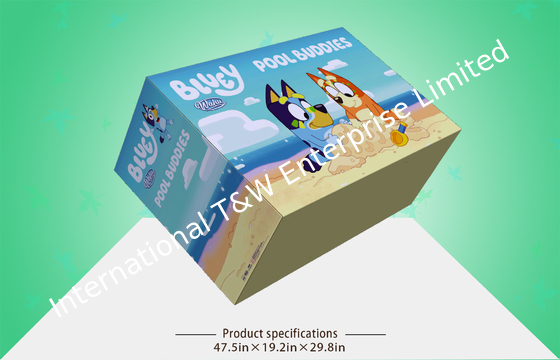 ราคาดี Half Pallet 350gsm CCNB กล่องบรรจุภัณฑ์ลูกฟูก SGS สำหรับของเล่น ออนไลน์