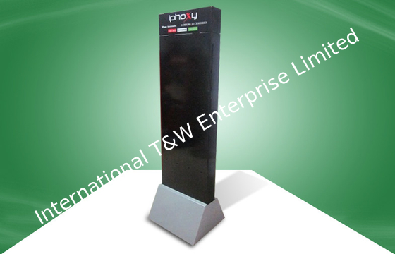 ราคาดี Strong Two-face show Cardboard Display Stands , Iphone Accessories Floor Hook Display ออนไลน์