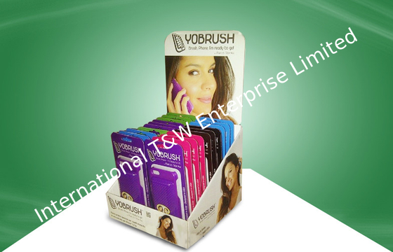 ราคาดี Custom Mobile Case Cardboard Countertop Display With 4 Colors Environmental Offset Printing ออนไลน์