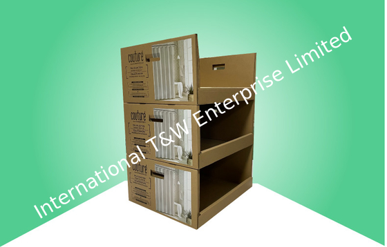 Costco Double Wall PDQ Display Trays สําหรับผ้าม่านหนัก สต็อป 16 เทรย์ใน POD